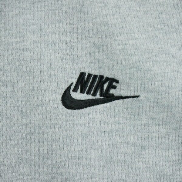 Sweat a capuche homme manches longues gris Nike Col Rond