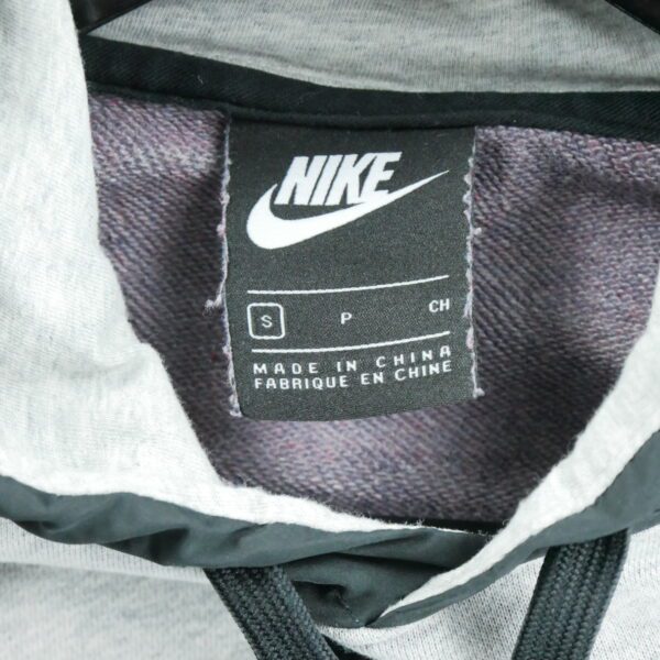 Sweat a capuche homme manches longues gris Nike Col Rond