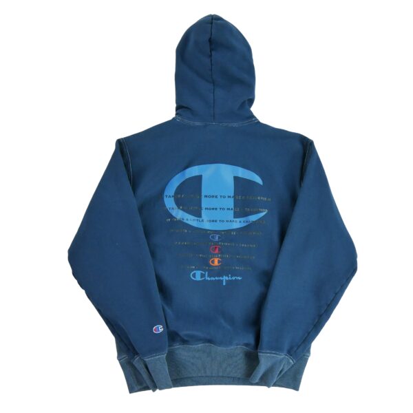 Sweat a capuche homme manches longues marine Champion Col Rond