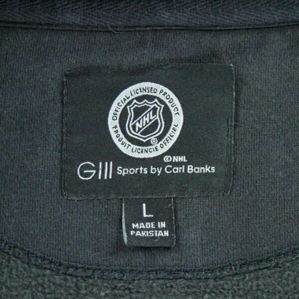 Sweat a capuche homme manches longues noir NHL Motif imprime Col Rond Equipe Philadelphie Flyers QWE0375