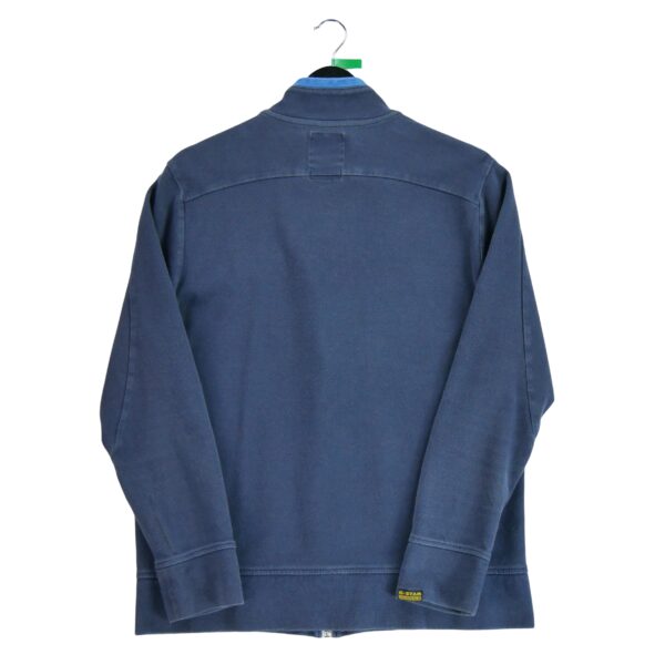 Sweat homme manches longues marine G Star Col Montant QWE0096