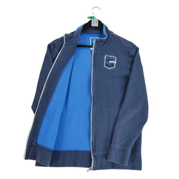 Sweat homme manches longues marine G Star Col Montant QWE0096