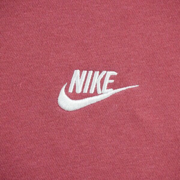 Sweat homme manches longues rouge Nike Col Rond
