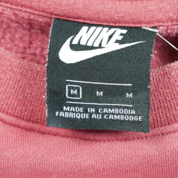 Sweat homme manches longues rouge Nike Col Rond