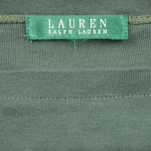T shirt manches courtes femme kaki Polo Ralph Lauren Col Rond QWE1309
