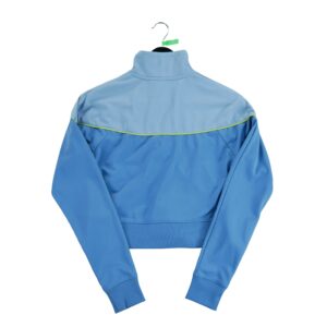Veste de survetements femme manches longues bleu clair Nike Col Montant