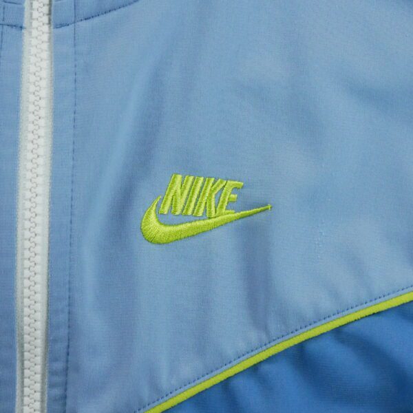Veste de survetements femme manches longues bleu clair Nike Col Montant