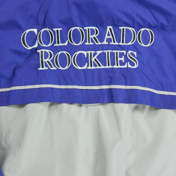 Veste legeres homme manches longues gris MLB Col Montant Equipe Rockies du Colorado