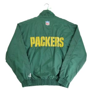 Veste legeres homme manches longues vert Logo Athletic Col Montant Equipe Green Bay Packers QWE0177