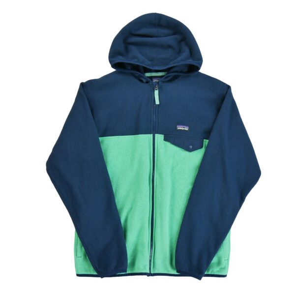 Veste polaires enfant manches longues marine Patagonia Col Montant