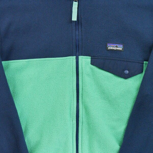 Veste polaires enfant manches longues marine Patagonia Col Montant
