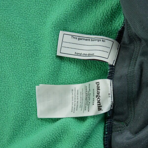 Veste polaires enfant manches longues marine Patagonia Col Montant
