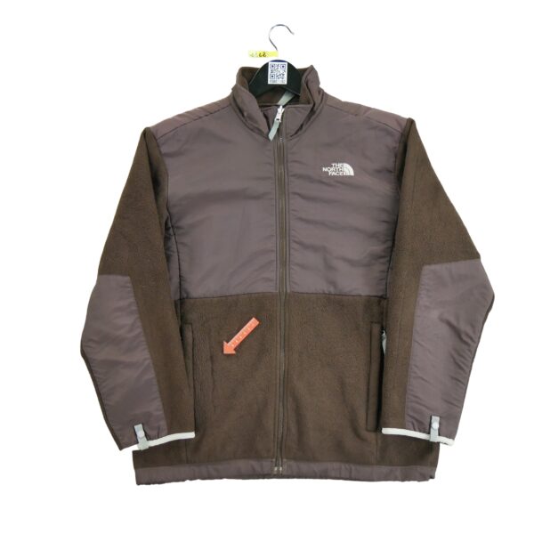 Veste polaires enfant manches longues marron The North Face Col Montant QWE1162