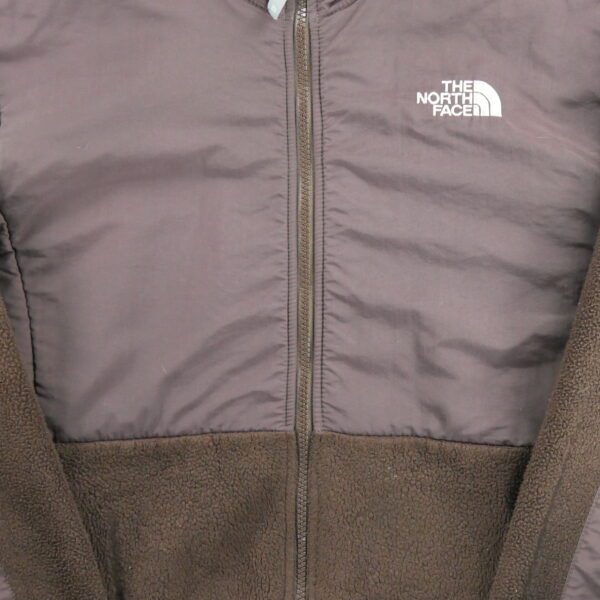 Veste polaires enfant manches longues marron The North Face Col Montant QWE1162