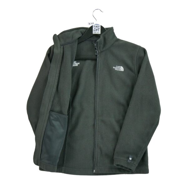 Veste polaires enfant manches longues noir The North Face Col Montant QWE3647