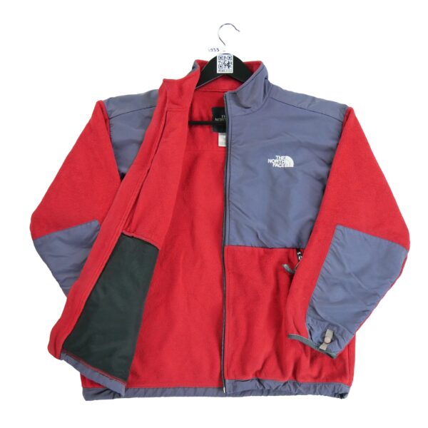 Veste polaires enfant manches longues rouge The North Face Col Montant QWE3133