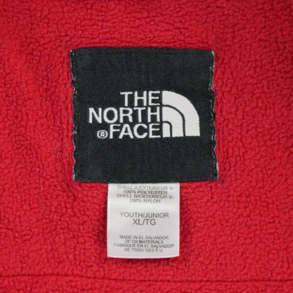 Veste polaires enfant manches longues rouge The North Face Col Montant QWE3133