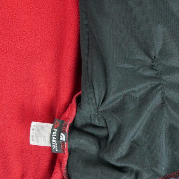 Veste polaires enfant manches longues rouge The North Face Col Montant QWE3133