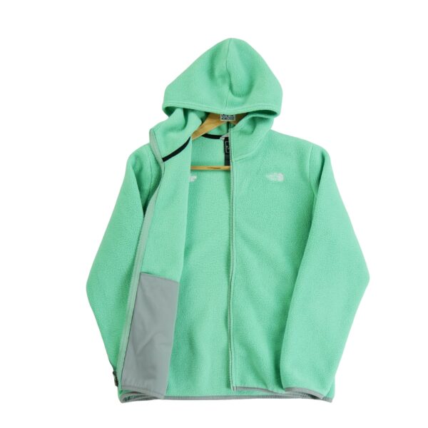 Veste polaires enfant manches longues vert The North Face Col Montant