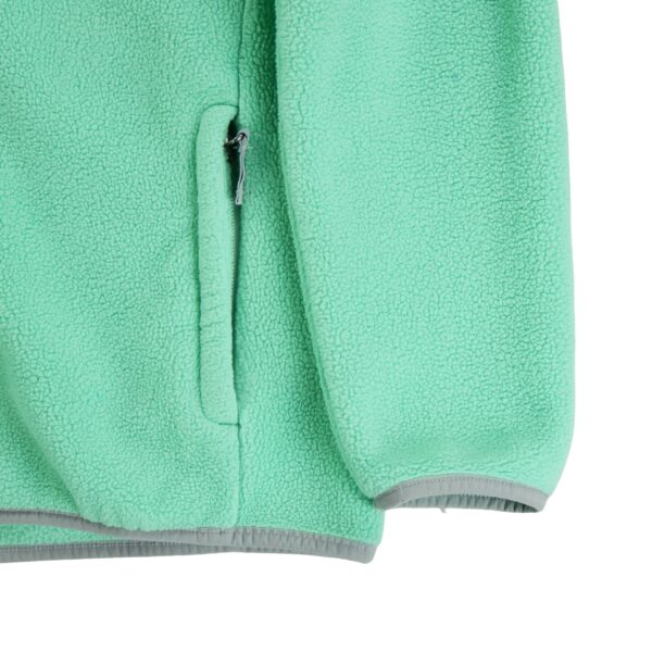Veste polaires enfant manches longues vert The North Face Col Montant