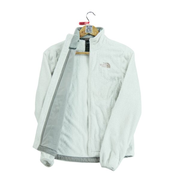 Veste polaires femme manches longues blanc The North Face Col Montant