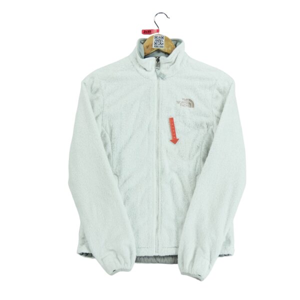 Veste polaires femme manches longues blanc The North Face Col Montant