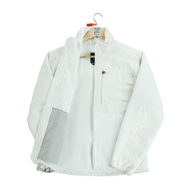 Veste polaires femme manches longues blanc The North Face Col Montant QWE2142