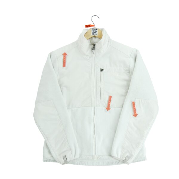 Veste polaires femme manches longues blanc The North Face Col Montant QWE2142