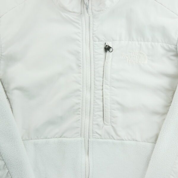 Veste polaires femme manches longues blanc The North Face Col Montant QWE2142
