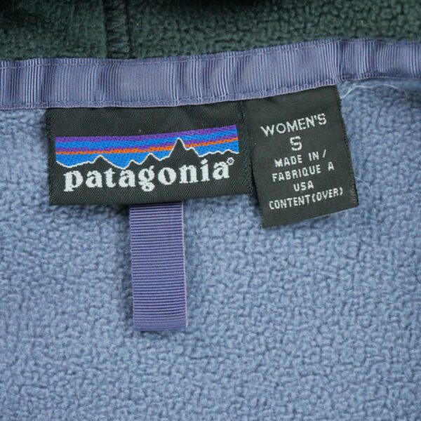 Veste polaires femme manches longues bleu Patagonia Col Montant