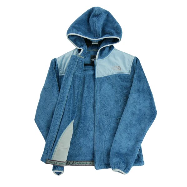 Veste polaires femme manches longues bleu The North Face Col Rond