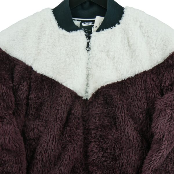 Veste polaires femme manches longues bordeaux Reebok Col Rond