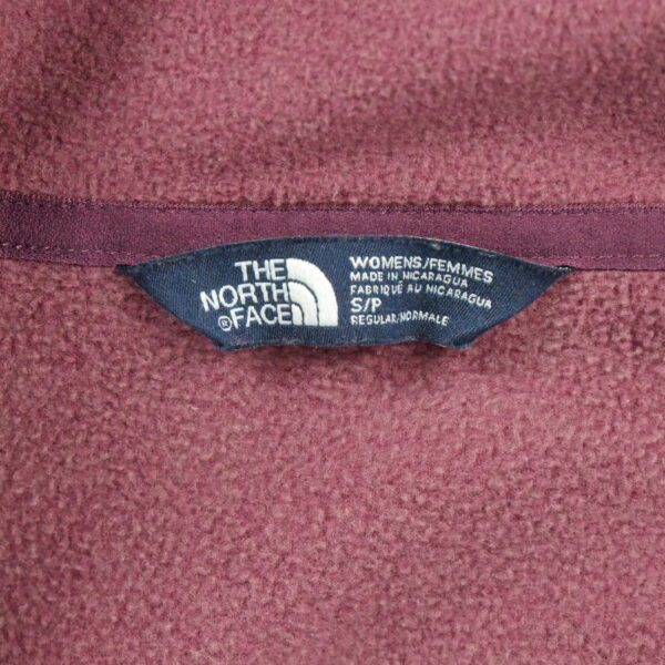 Veste polaires femme manches longues bordeaux The North Face Col Montant