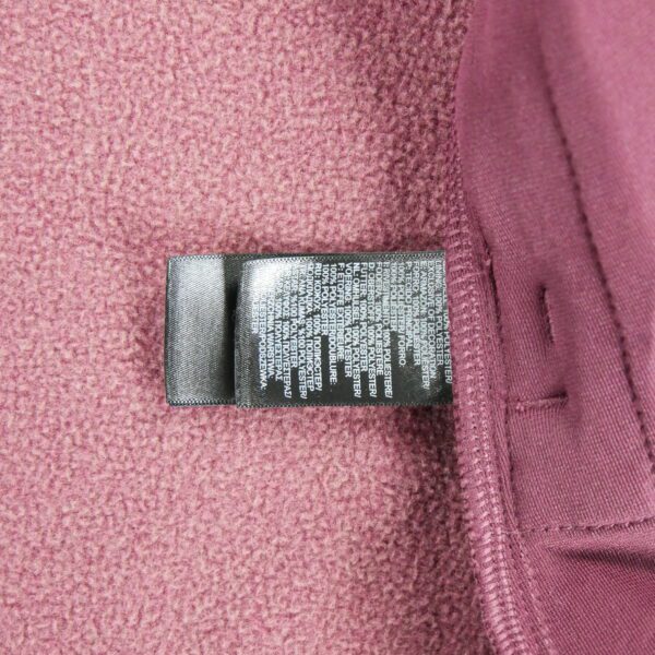 Veste polaires femme manches longues bordeaux The North Face Col Montant