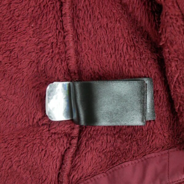 Veste polaires femme manches longues bordeaux The North Face Col Montant QWE3307