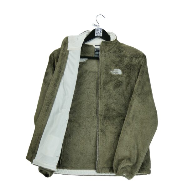 Veste polaires femme manches longues kaki The North Face Col Montant