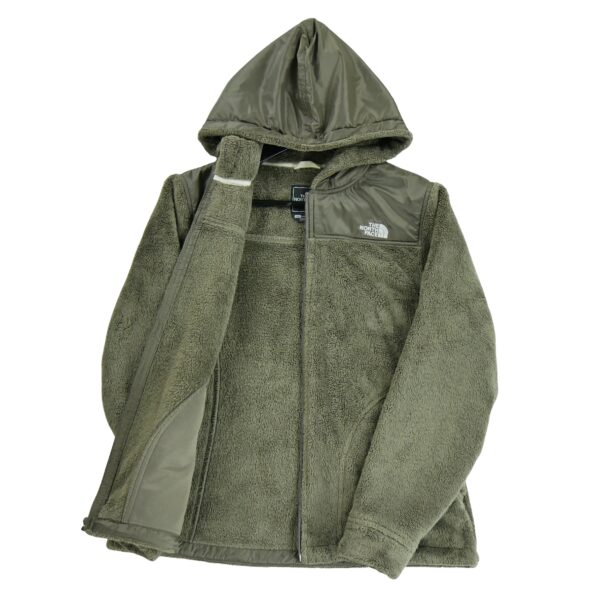 Veste polaires femme manches longues kaki The North Face Col Rond