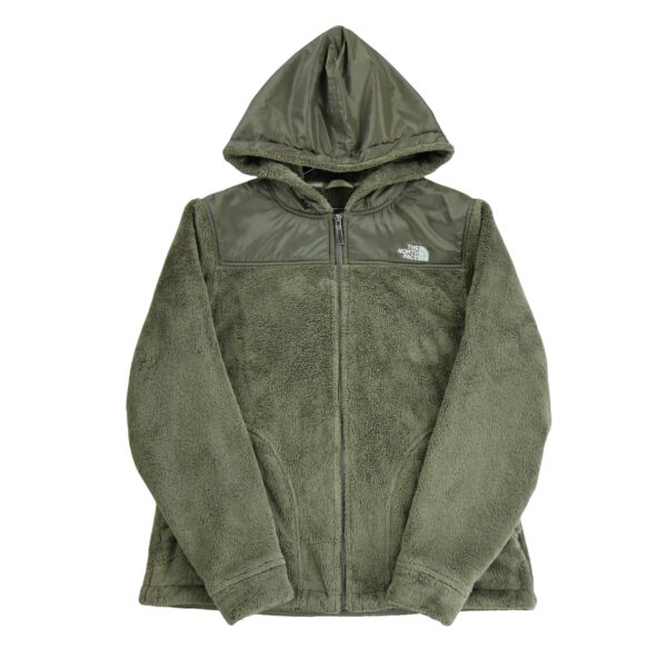 Veste polaires femme manches longues kaki The North Face Col Rond