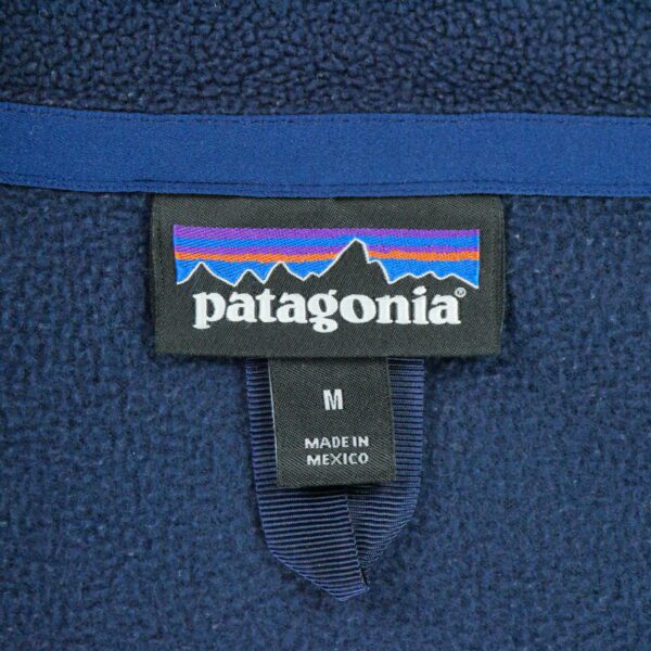 Veste polaires femme manches longues marine Patagonia Col Montant