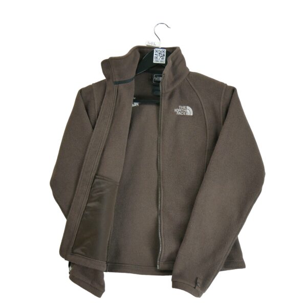 Veste polaires femme manches longues marron The North Face Col Montant QWE3052
