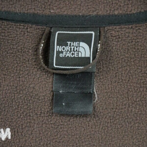 Veste polaires femme manches longues marron The North Face Col Montant QWE3052