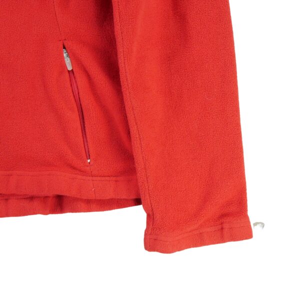Veste polaires femme manches longues rouge Nike Col Montant QWE1179