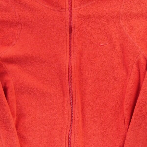 Veste polaires femme manches longues rouge Nike Col Montant QWE1179