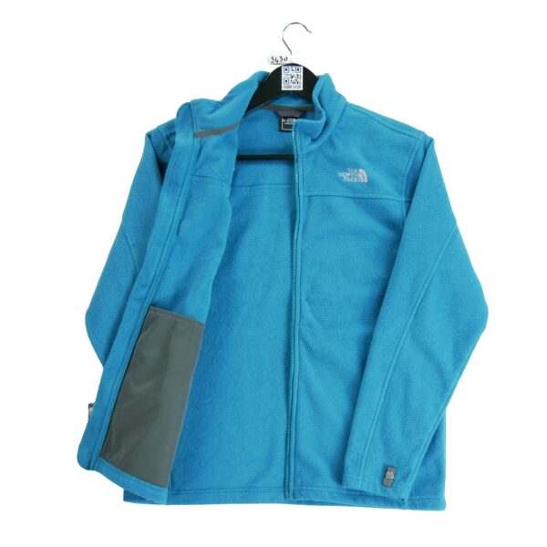 Veste polaires femme manches longues turquoise The North Face Col Montant QWE3430
