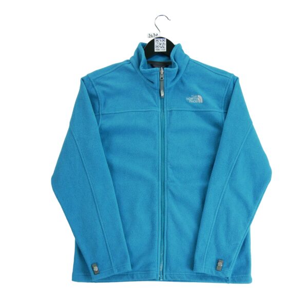 Veste polaires femme manches longues turquoise The North Face Col Montant QWE3430