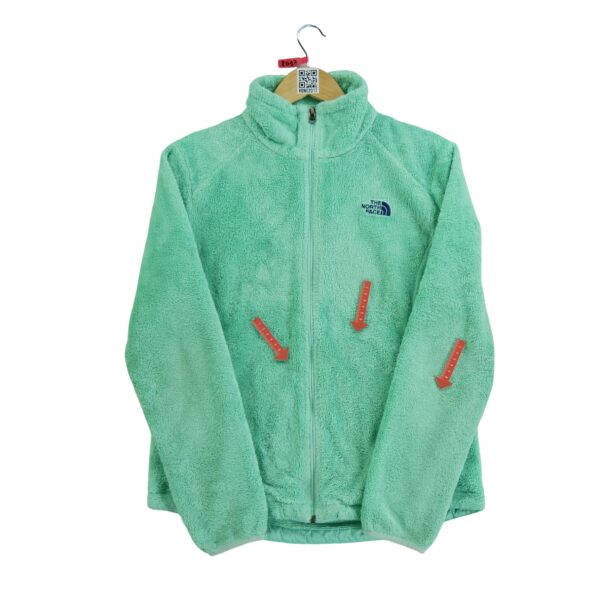 Veste polaires femme manches longues vert The North Face Col Montant QWE2017