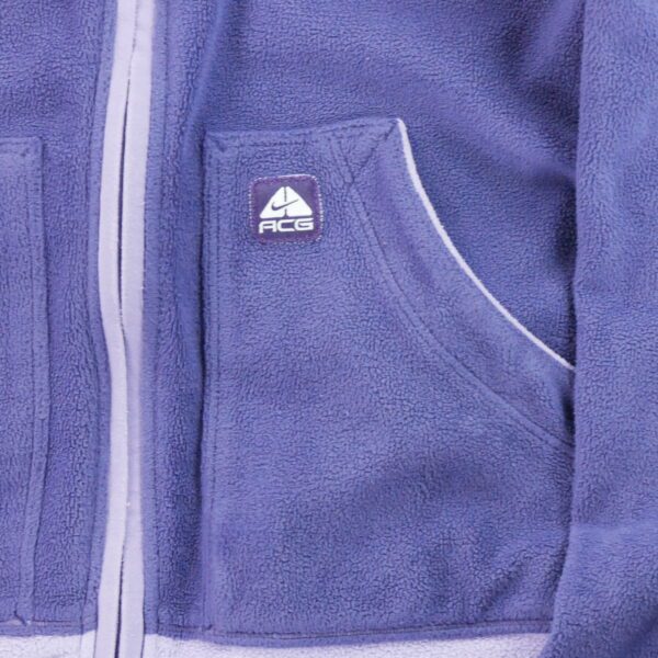 Veste polaires femme manches longues violet Nike Col Montant QWE0267