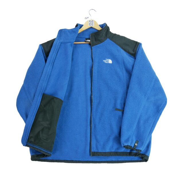 Veste polaires homme manches longues bleu The North Face Col Montant