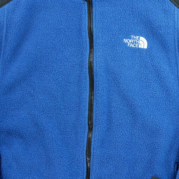 Veste polaires homme manches longues bleu The North Face Col Montant