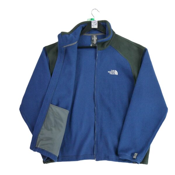 Veste polaires homme manches longues bleu The North Face Col Montant